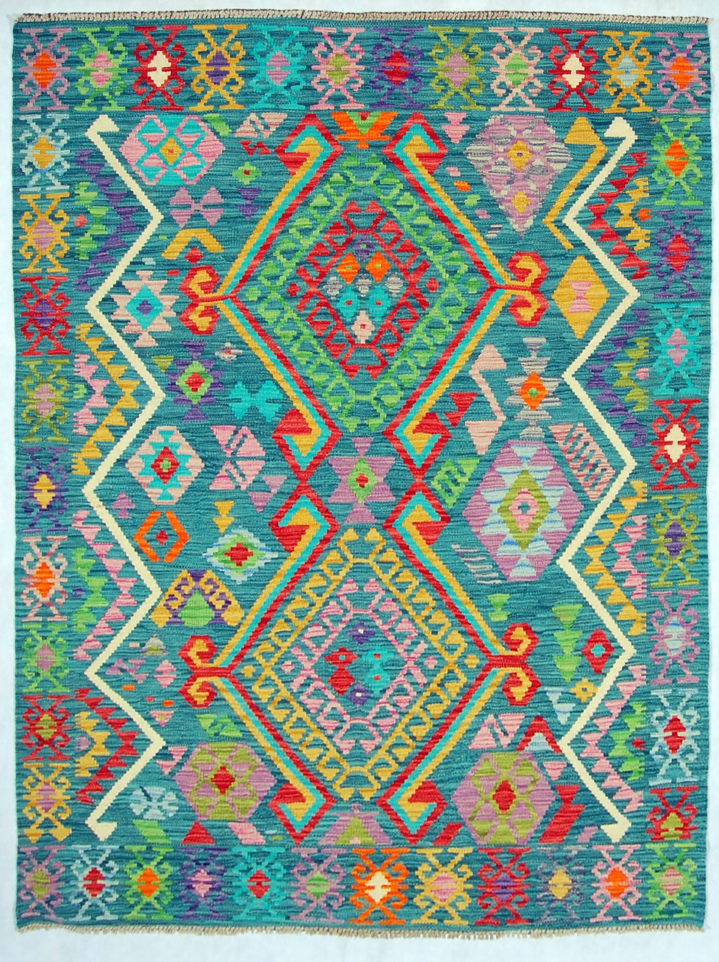 Kilim Kaudani Lana Hand Made In Afganistan 214x160 CM (Galleriafarah1970)