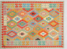 Lade das Bild in den Galerie-Viewer, Kilim Kaudani Lana Hand Made In Afganistan 197x147 CM (Galleriafarah1970)
