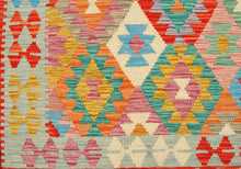 Carica l&#39;immagine nel visualizzatore di Gallery, Kilim Kaudani Lana Hand Made In Afganistan 197x147 CM (Galleriafarah1970)
