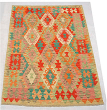 Load image into Gallery viewer, Kilim Kaudani Lana Hand Made In Afganistan 197x148 CM (Galleriafarah1970)

