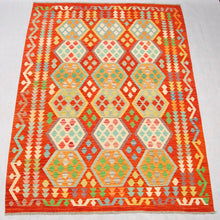 Carica l'immagine nel visualizzatore di Gallery, Kilim Kaudani Lana Hand Made In Afganistan 242x180 CM (Galleriafarah1970)
