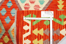 Carica l'immagine nel visualizzatore di Gallery, Kilim Kaudani Lana Hand Made In Afganistan 242x180 CM (Galleriafarah1970)
