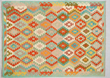 Carica l'immagine nel visualizzatore di Gallery, Kilim Kaudani Lana Hand Made In Afganistan 243x175 CM (Galleriafarah1970)
