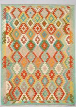 Carica l'immagine nel visualizzatore di Gallery, Kilim Kaudani Lana Hand Made In Afganistan 243x175 CM (Galleriafarah1970)
