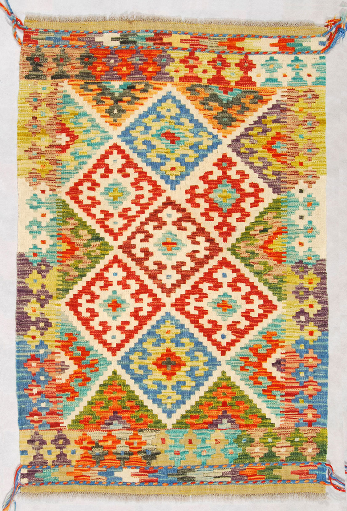 Kilim Kaudani Lana Hand Made In Afganistan 125x84 CM (Galleriafarah1970)