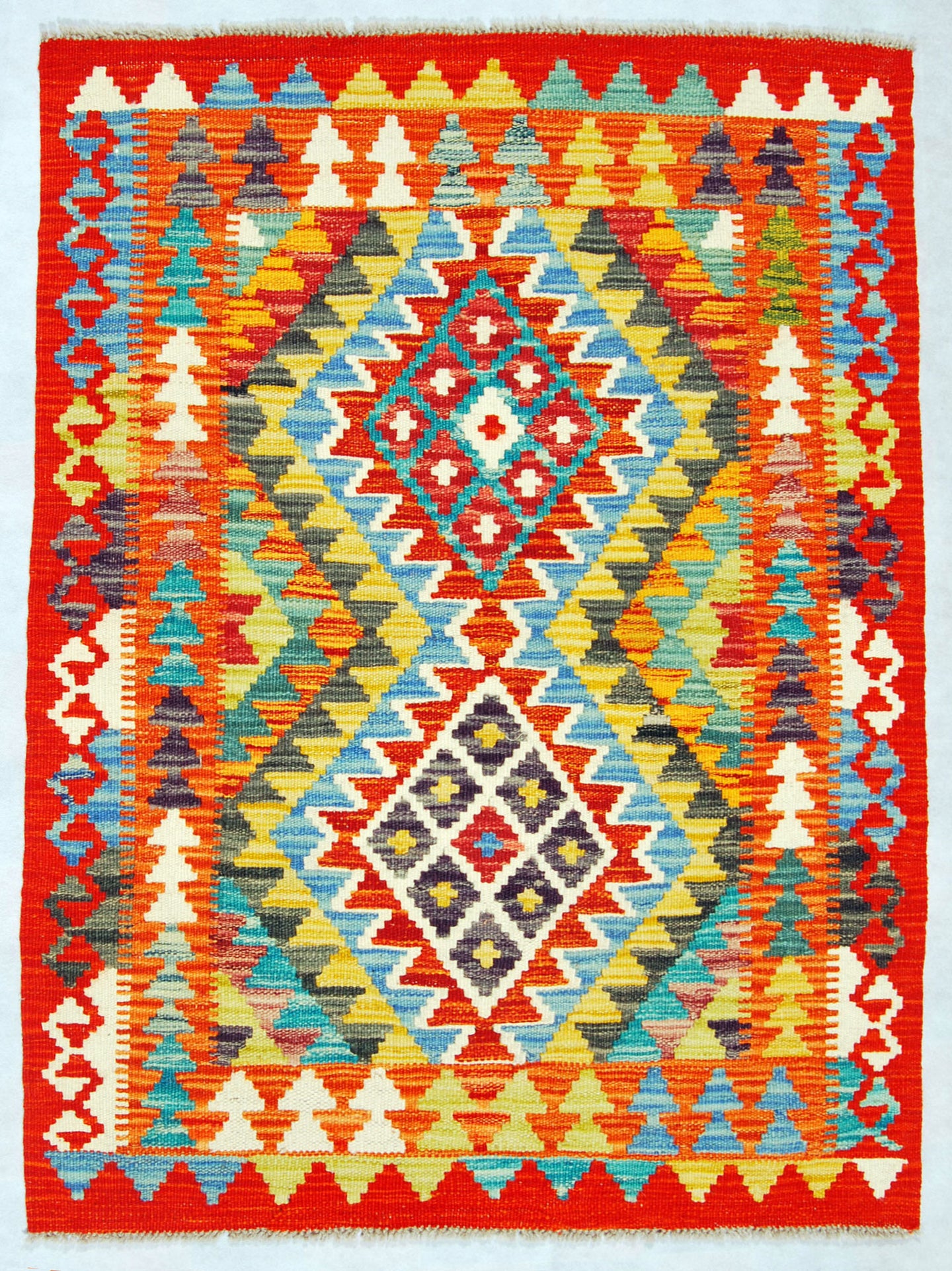 Kilim Kaudani Lana Hand Made In Afganistan 117x82 CM (Galleriafarah1970)