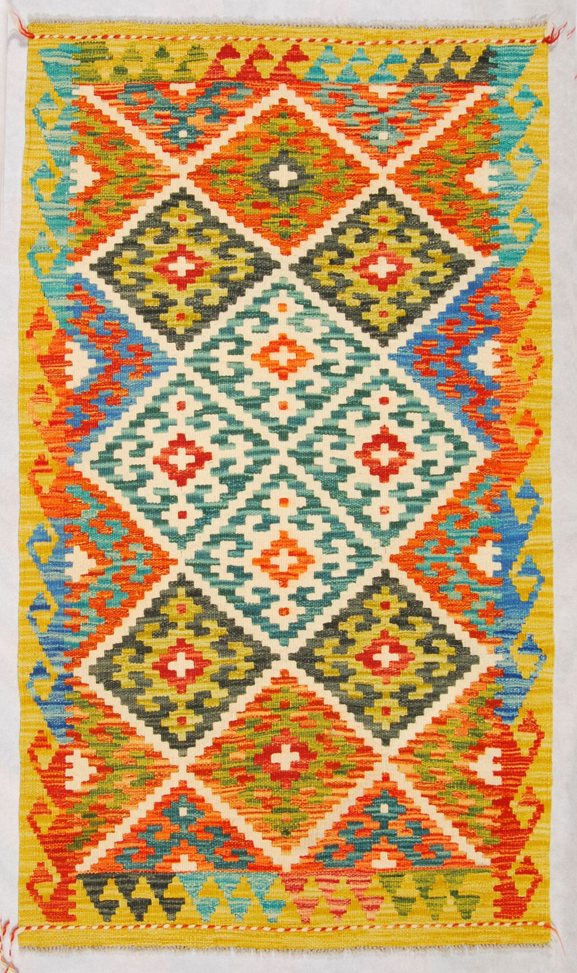 Kilim Kaudani Lana Hand Made In Afganistan 133x83 CM (Galleriafarah1970)