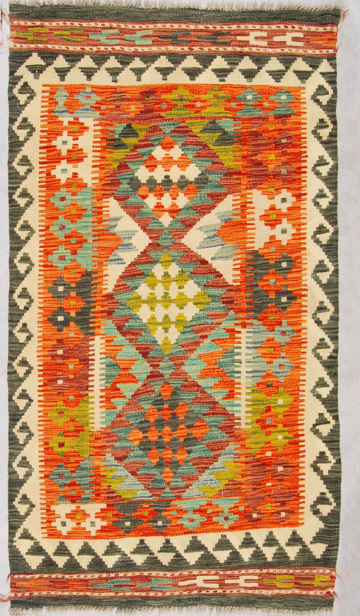 Kilim Kaudani Lana Hand Made In Afganistan 140x82 CM (Galleriafarah1970)