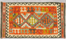 Carica l'immagine nel visualizzatore di Gallery, Kilim Kaudani Lana Hand Made In Afganistan 140x82 CM (Galleriafarah1970)
