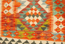Carica l'immagine nel visualizzatore di Gallery, Kilim Kaudani Lana Hand Made In Afganistan 140x82 CM (Galleriafarah1970)
