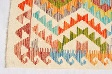 Carica l'immagine nel visualizzatore di Gallery, Kilim Kaudani Lana Hand Made In Afganistan 130x75 CM (Galleriafarah1970)
