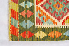 Carica l&#39;immagine nel visualizzatore di Gallery, Kilim Kaudani Lana Hand Made In Afganistan 125x86 CM (Galleriafarah1970)
