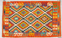 Load image into Gallery viewer, Kilim Kaudani Lana Hand Made In Afganistan 123x78 CM (Galleriafarah1970)
