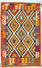 Load image into Gallery viewer, Kilim Kaudani Lana Hand Made In Afganistan 123x78 CM (Galleriafarah1970)
