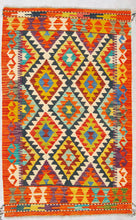 Load image into Gallery viewer, Kilim Kaudani Lana Hand Made In Afganistan 123x78 CM (Galleriafarah1970)
