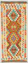 Load image into Gallery viewer, Kilim Kaudani Lana Hand Made In Afganistan 147x68 CM (Galleriafarah1970)
