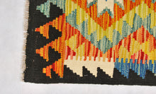 Carica l'immagine nel visualizzatore di Gallery, Kilim Kaudani Lana Hand Made In Afganistan 156x69 CM (Galleriafarah1970)
