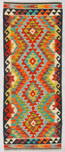 Carica l'immagine nel visualizzatore di Gallery, Kilim Kaudani Lana Hand Made In Afganistan 148x61 CM (Galleriafarah1970)
