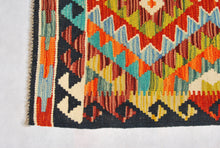 Carica l'immagine nel visualizzatore di Gallery, Kilim Kaudani Lana Hand Made In Afganistan 148x61 CM (Galleriafarah1970)
