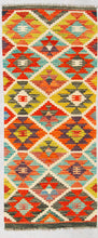 Carica l&#39;immagine nel visualizzatore di Gallery, Kilim Kaudani Lana Hand Made In Afganistan 150x65 CM (Galleriafarah1970)
