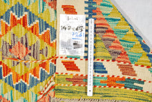 Load image into Gallery viewer, Kilim Kaudani Lana Hand Made In Afganistan 147x65 CM (Galleriafarah1970)
