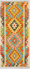 Carica l'immagine nel visualizzatore di Gallery, Kilim Kaudani Lana Hand Made In Afganistan 154x64 CM (Galleriafarah1970)
