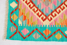 Carica l'immagine nel visualizzatore di Gallery, Kilim Kaudani Lana Hand Made In Afganistan 90x60 CM (Galleriafarah1970)
