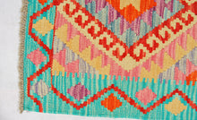 Carica l'immagine nel visualizzatore di Gallery, Kilim Kaudani Lana Hand Made In Afganistan 90x61 CM (Galleriafarah1970)
