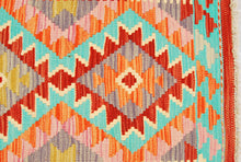 Carica l'immagine nel visualizzatore di Gallery, Kilim Kaudani Lana Hand Made In Afganistan 85X60 CM (Galleriafarah1970)

