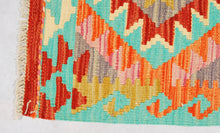 Carica l'immagine nel visualizzatore di Gallery, Kilim Kaudani Lana Hand Made In Afganistan 85X60 CM (Galleriafarah1970)
