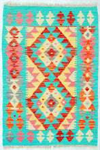 Load image into Gallery viewer, Kilim Kaudani Lana Hand Made In Afganistan 90X60 CM (Galleriafarah1970)
