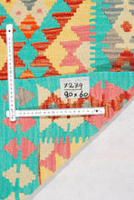 Load image into Gallery viewer, Kilim Kaudani Lana Hand Made In Afganistan 90X60 CM (Galleriafarah1970)
