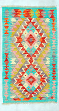 Lade das Bild in den Galerie-Viewer, Original Hand Made Rustic Kilim / Afganistan Origin 100x60 CM (Galleriafarah1970) 
