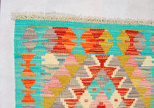 Lade das Bild in den Galerie-Viewer, Original Hand Made Rustic Kilim / Afganistan Origin 100x60 CM (Galleriafarah1970) 
