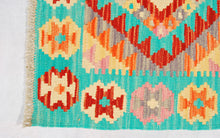 Lade das Bild in den Galerie-Viewer, Original Hand Made Rustic Kilim / Afganistan Origin 87x60 CM (Galleriafarah1970) 
