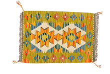 Lade das Bild in den Galerie-Viewer, Original Hand Made Rustic Kilim / Afganistan Origin 61x43 CM (Galleriafarah1970) 
