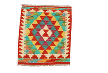 Carica l'immagine nel visualizzatore di Gallery, Original Hand Made Rustic Kilim / Afganistan Origin 55x48 CM (Galleriafarah1970) 
