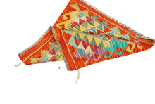 Carica l'immagine nel visualizzatore di Gallery, Original Hand Made Rustic Kilim / Afganistan Origin 54x50 CM (Galleriafarah1970) 
