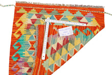 Carica l'immagine nel visualizzatore di Gallery, Original Hand Made Rustic Kilim / Afganistan Origin 54x50 CM (Galleriafarah1970) 
