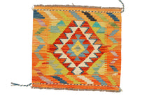 Carica l'immagine nel visualizzatore di Gallery, Original Hand Made Rustic Kilim / Afganistan Origin 52x46 CM (Galleriafarah1970) 
