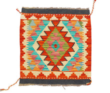 Carica l'immagine nel visualizzatore di Gallery, Original Hand Made Rustic Kilim / Afganistan Origin 51x48 CM (Galleriafarah1970) 

