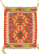 Carica l'immagine nel visualizzatore di Gallery, Original Hand Made Rustic Kilim / Afganistan Origin 55x44 CM (Galleriafarah1970) 

