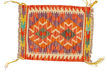 Carica l'immagine nel visualizzatore di Gallery, Original Hand Made Rustic Kilim / Afganistan Origin 55x44 CM (Galleriafarah1970) 
