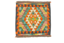 Carica l'immagine nel visualizzatore di Gallery, Original Hand Made Rustic Kilim / Afganistan Origin 53x51 CM (Galleriafarah1970) 
