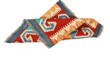 Lade das Bild in den Galerie-Viewer, Original Hand Made Rustic Kilim / Afganistan Origin 50x50 CM (Galleriafarah1970) 

