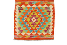 Lade das Bild in den Galerie-Viewer, Original Hand Made Rustic Kilim / Afganistan Origin 53x52 CM (Galleriafarah1970) 

