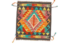 Load image into Gallery viewer, Original Hand Made Rustic Kilim / Afganistan Origin 55x50 CM (Galleriafarah1970) 
