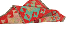 Lade das Bild in den Galerie-Viewer, Original Hand Made Rustic Kilim / Afganistan Origin 51x51 CM (Galleriafarah1970) 

