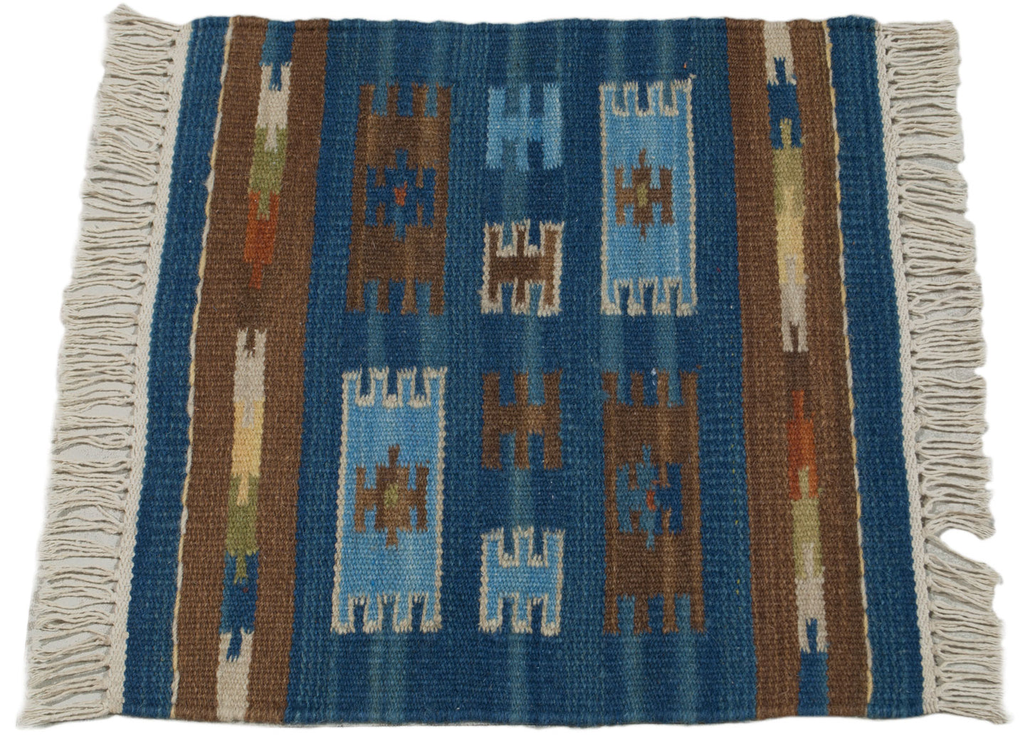 Tappeto Kilim India Occasione Lana Cotone - 40x40 Cm - (GalleriaFa