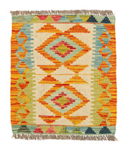 Lade das Bild in den Galerie-Viewer, Original Hand Made Rustic Kilim / Afganistan Origin 58x43 CM (Galleriafarah1970) 

